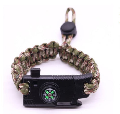 Multifunctional Survival Bracelet Camping Outdoor Adventure Gear