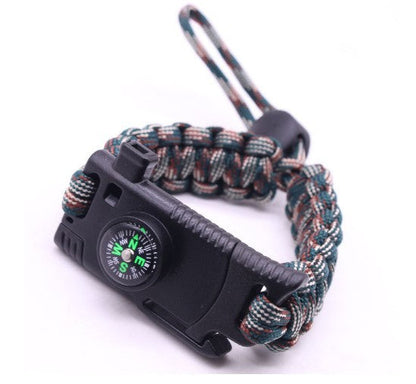 Multifunctional Survival Bracelet Camping Outdoor Adventure Gear