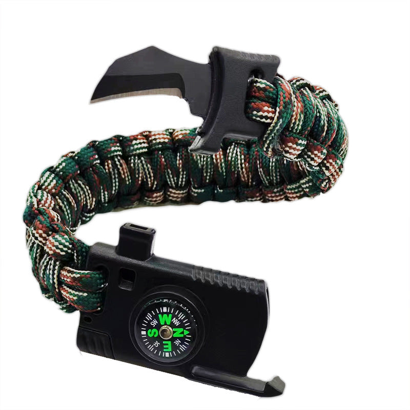 Multifunctional Survival Bracelet Camping Outdoor Adventure Gear