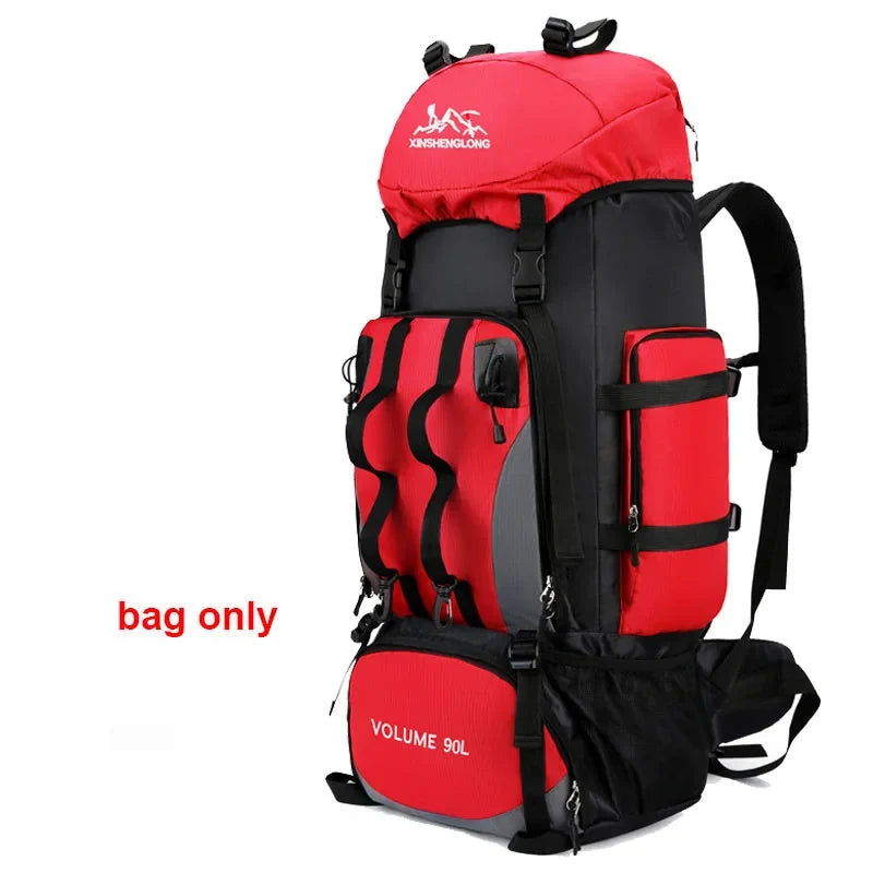 90L Waterproof Hiking Camping Trekking Travel Backpack