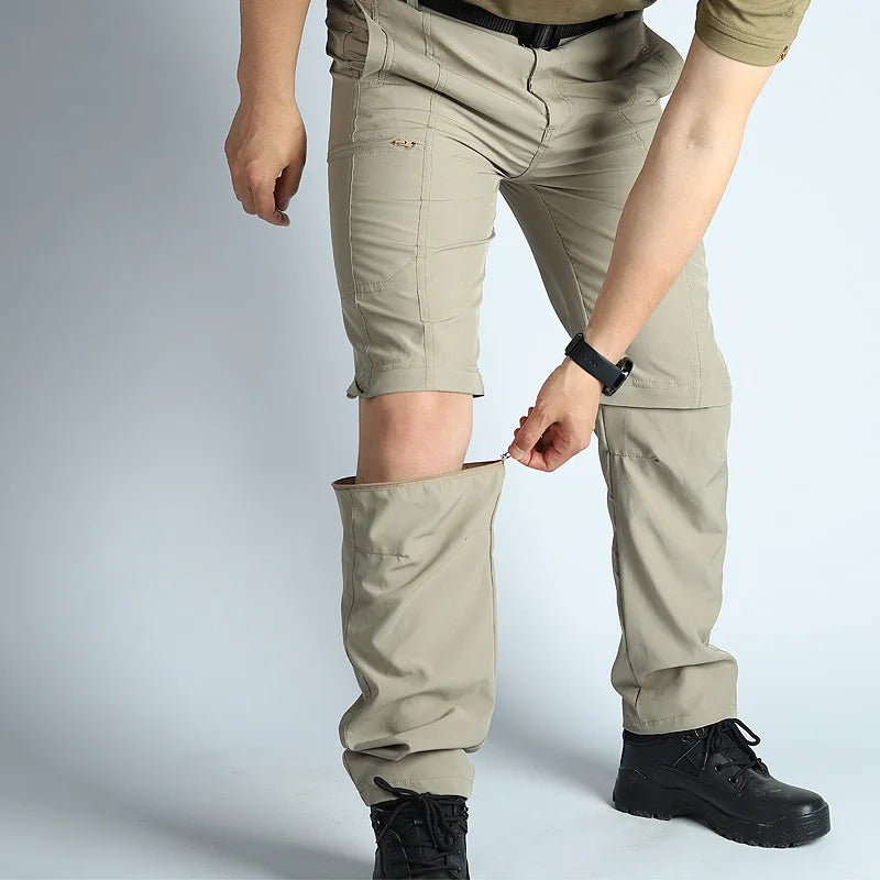 Men's Convertible Lightweight Waterproof Quick Dry Hiking Pants
