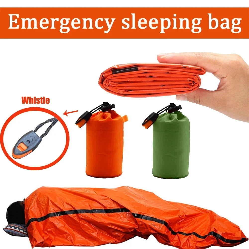 Waterproof Emergency Survival Sleeping Bag Outdoor Shelter