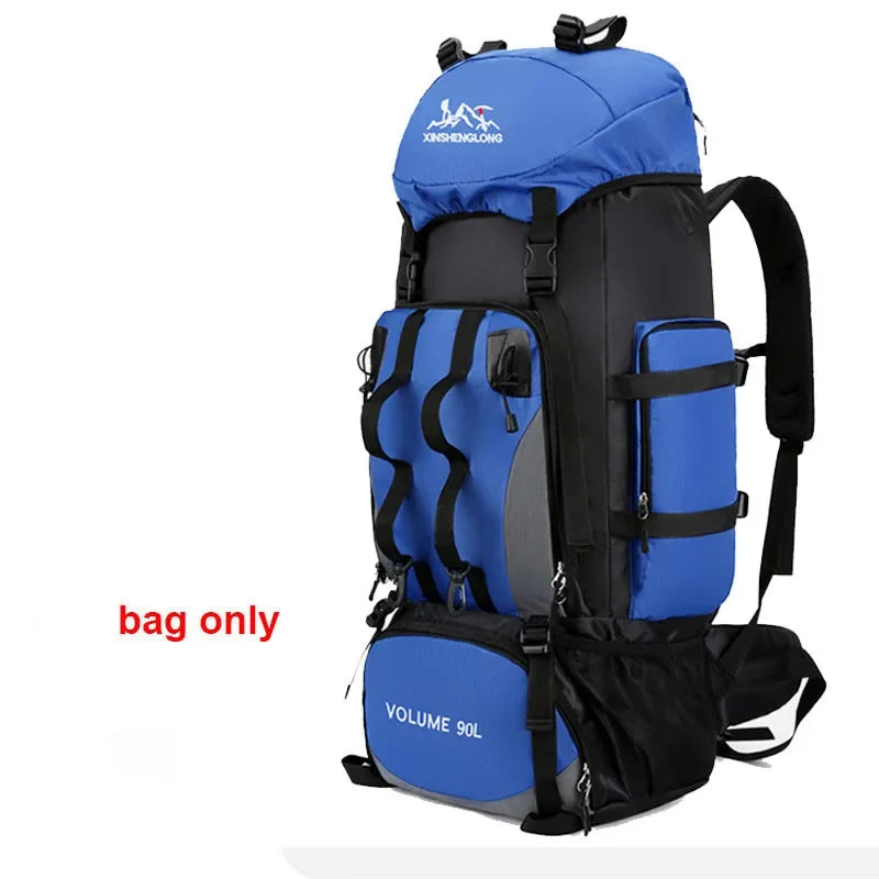 90L Waterproof Hiking Camping Trekking Travel Backpack
