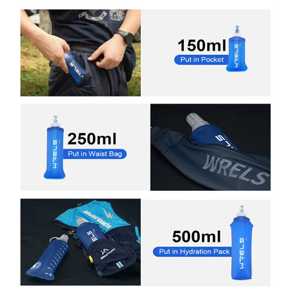 Soft Folding Water Bottle For Running