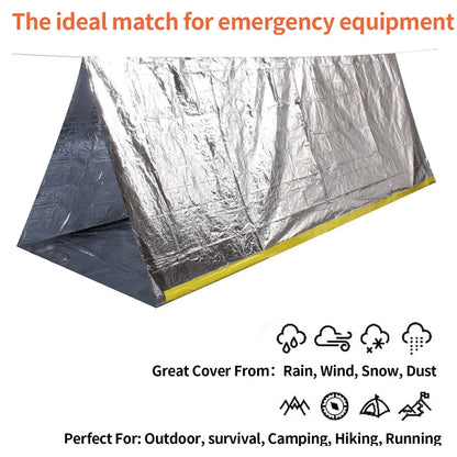 Emergency Survival Tent Sleeping Bag Outdoor Shelter