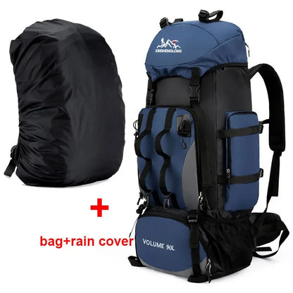 90L Waterproof Hiking Camping Trekking Travel Backpack