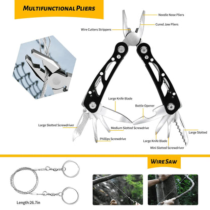 60 In 1 Emergency Survival Gear Outdoor Kit