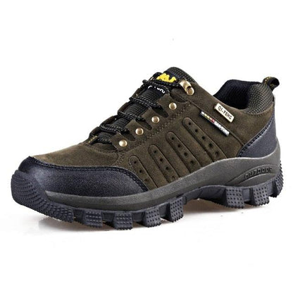 Men's Brown Waterproof Lightweight Wear Resistant Hiking Shoes