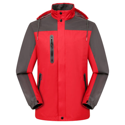 Unisex Waterproof Windproof Outdoor Shell Jacket Coat
