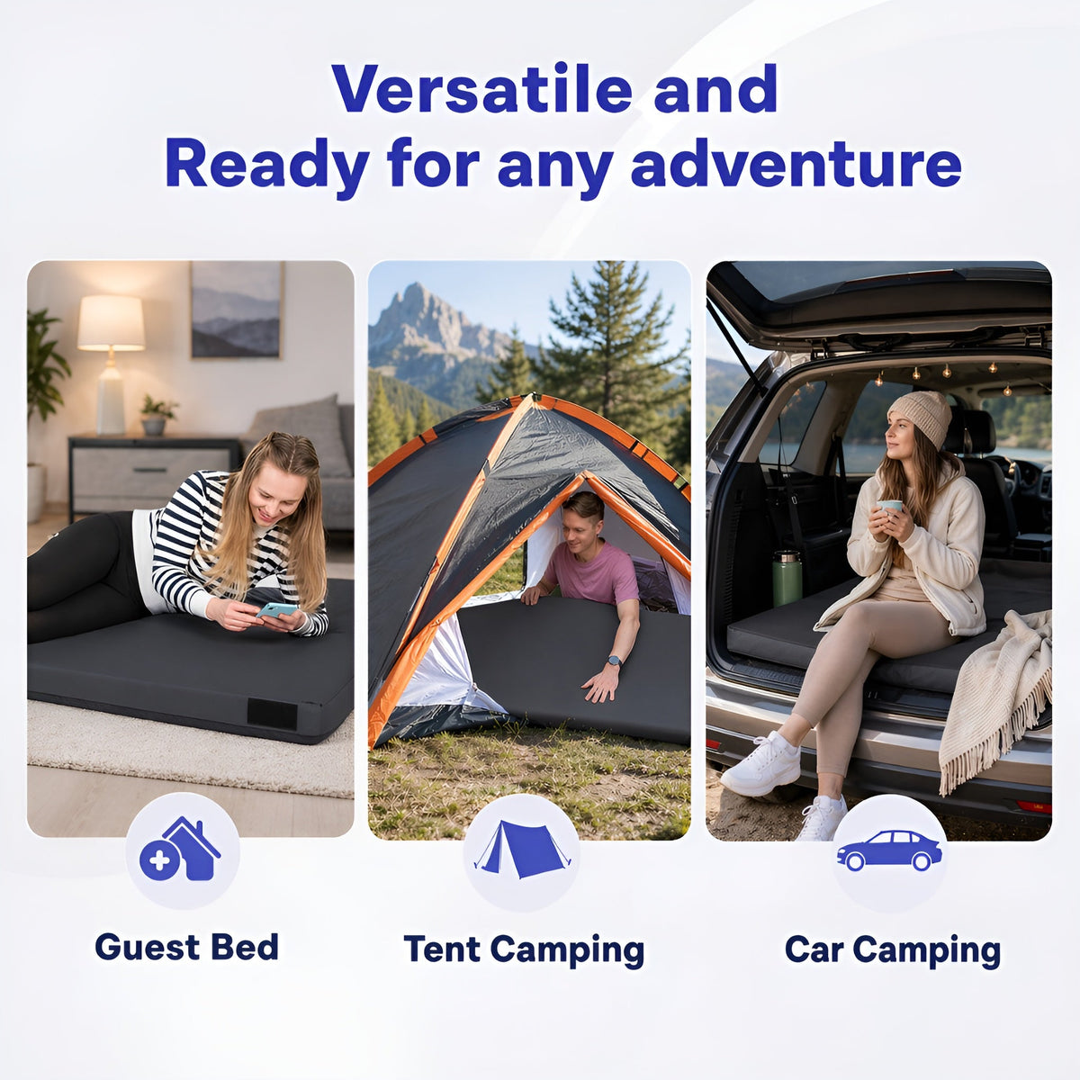 Matrix Air Cell Memory Foam Camping Mattress