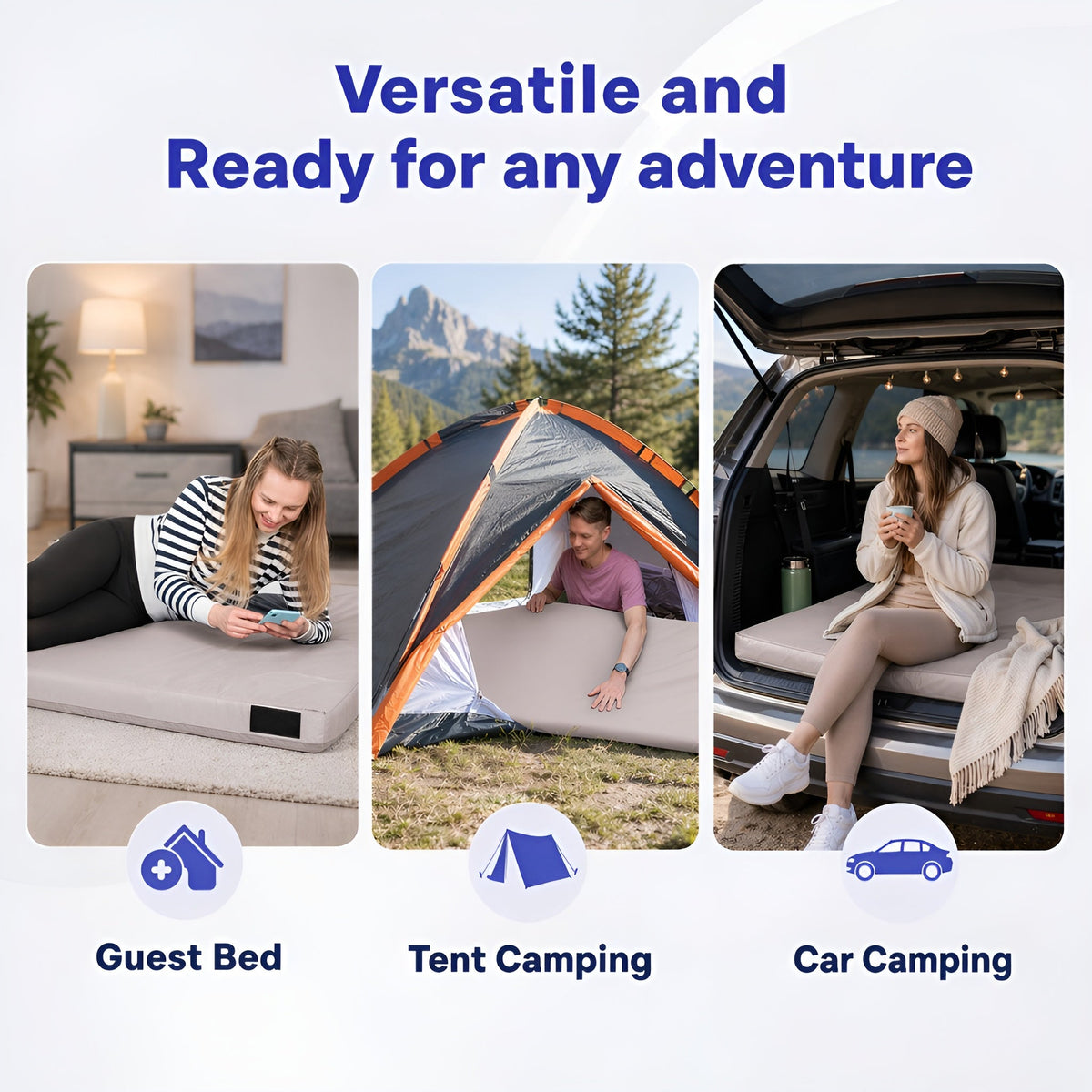 Matrix Air Cell Memory Foam Camping Mattress