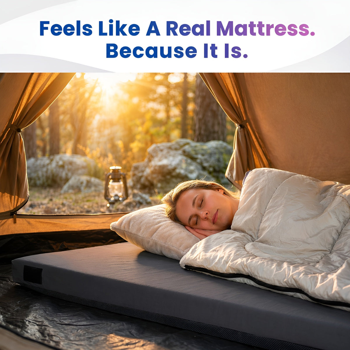 Matrix Air Cell Memory Foam Camping Mattress