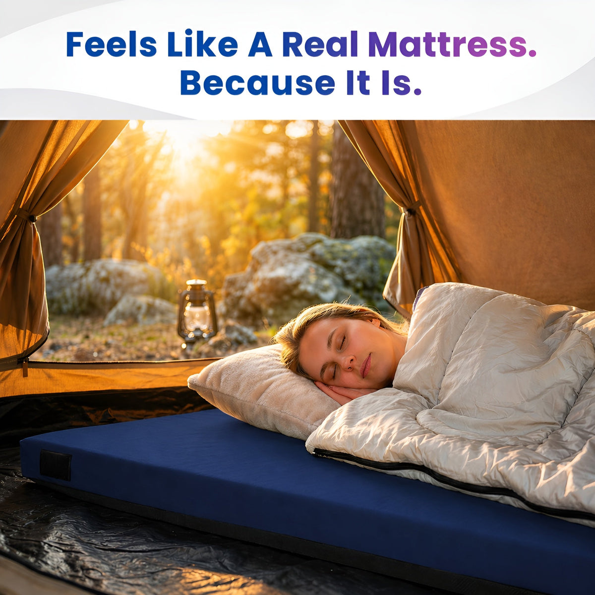Matrix Air Cell Memory Foam Camping Mattress