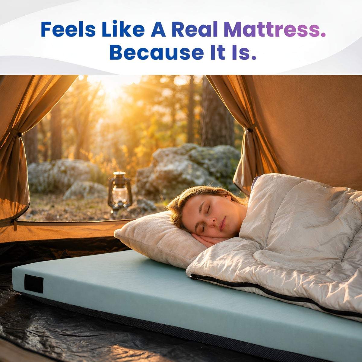 Matrix Air Cell Memory Foam Camping Mattress