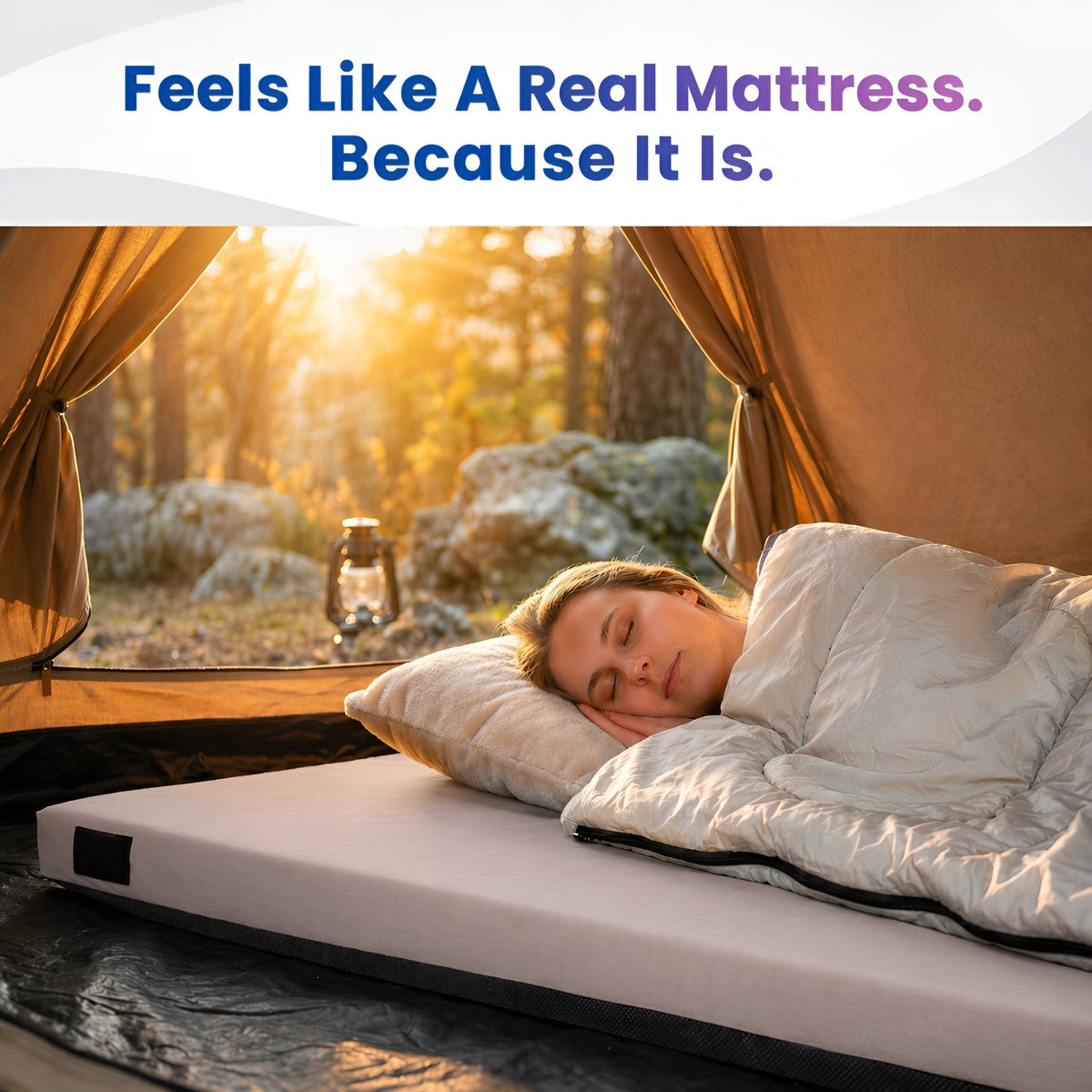 Matrix Air Cell Memory Foam Camping Mattress