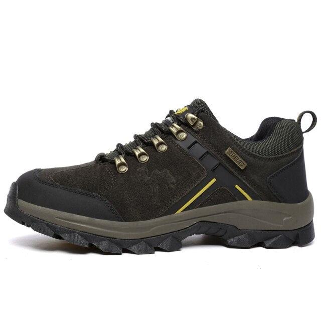 Men's Genuine Leather Warm Non Slip Hiking Boots