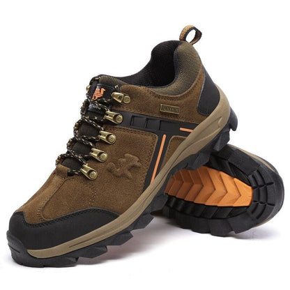 Men's Genuine Leather Warm Non Slip Hiking Boots