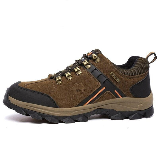 Men's Genuine Leather Warm Non Slip Hiking Boots