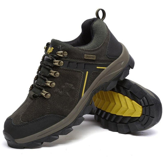 Men's Genuine Leather Warm Non Slip Hiking Boots