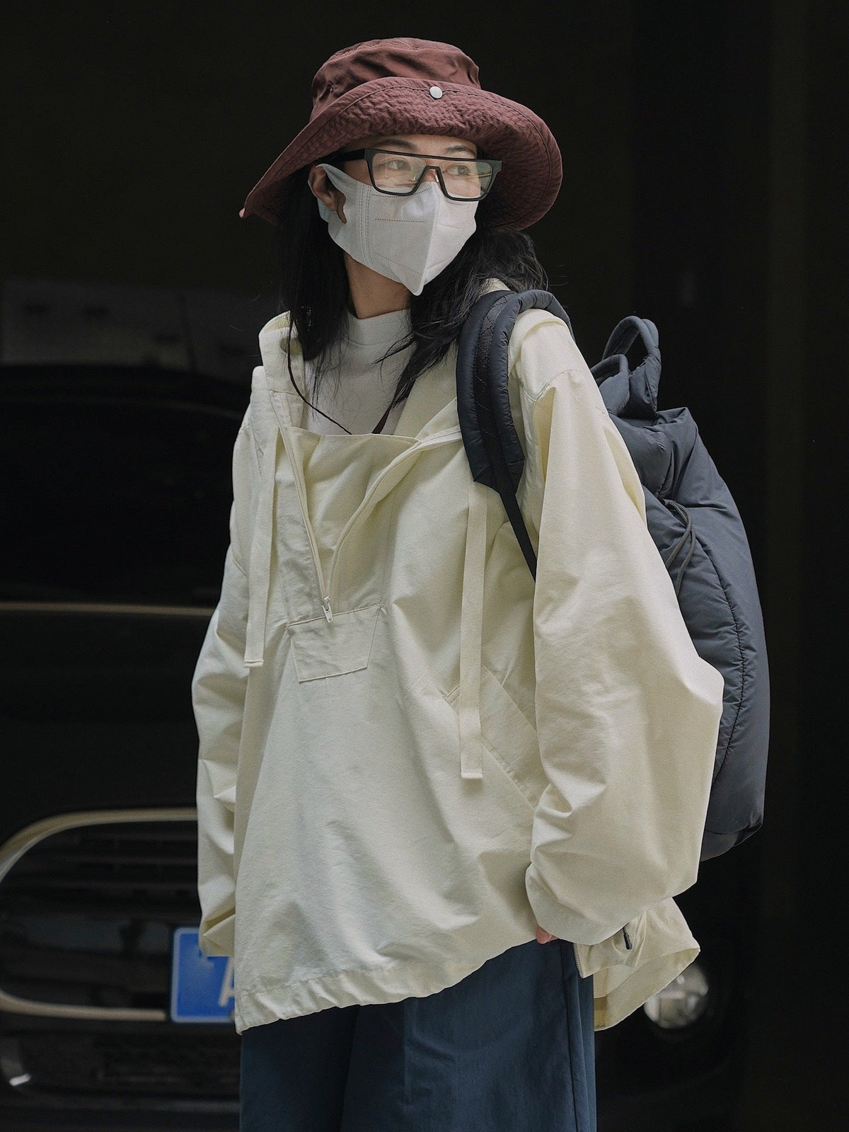 Women's Korean Style Hooded Windproof Casual Jacket