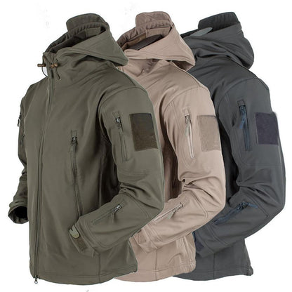 Unisex Camouflage Thermal Fleece Windproof Outdoor Jacket