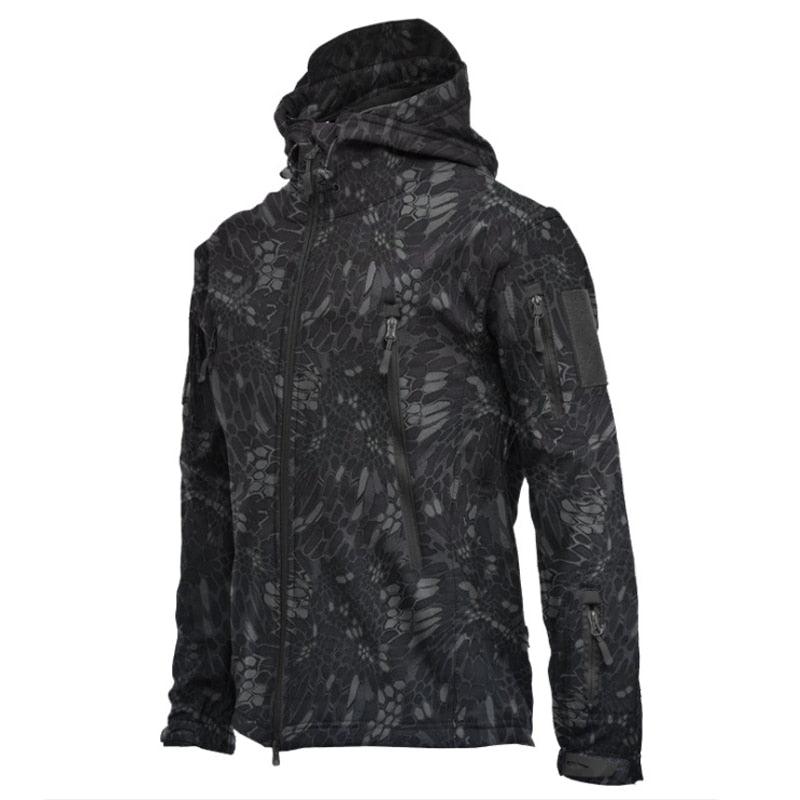 Unisex Camouflage Thermal Fleece Windproof Outdoor Jacket