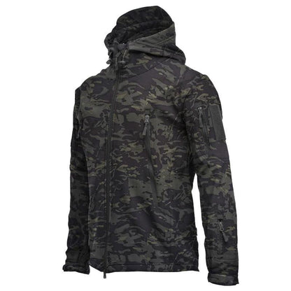 Unisex Camouflage Thermal Fleece Windproof Outdoor Jacket