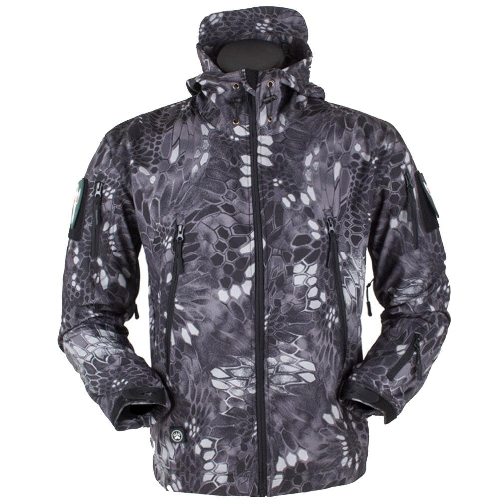 Unisex Camouflage Thermal Fleece Windproof Outdoor Jacket