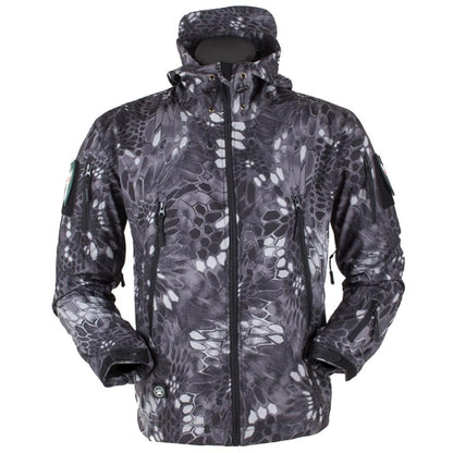 Unisex Camouflage Thermal Fleece Windproof Outdoor Jacket