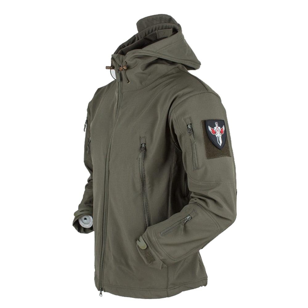 Unisex Camouflage Thermal Fleece Windproof Outdoor Jacket