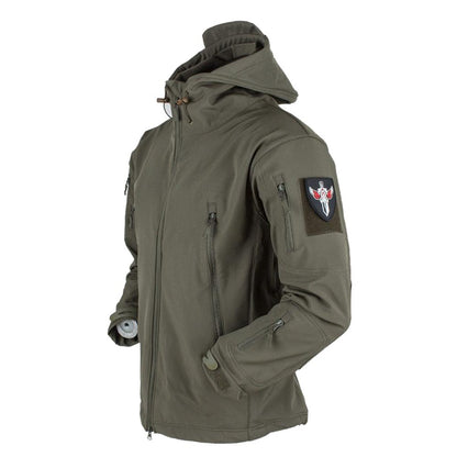 Unisex Camouflage Thermal Fleece Windproof Outdoor Jacket