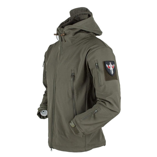 Unisex Camouflage Thermal Fleece Windproof Outdoor Jacket