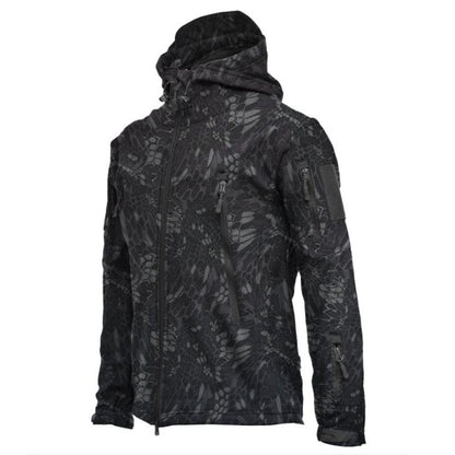 Unisex Camouflage Thermal Fleece Windproof Outdoor Jacket