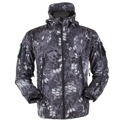 Unisex Camouflage Thermal Fleece Windproof Outdoor Jacket