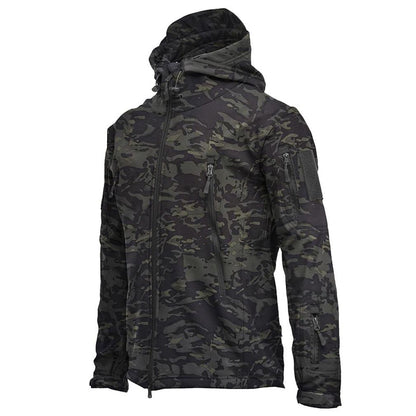 Unisex Camouflage Thermal Fleece Windproof Outdoor Jacket