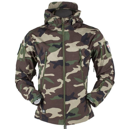 Unisex Camouflage Thermal Fleece Windproof Outdoor Jacket