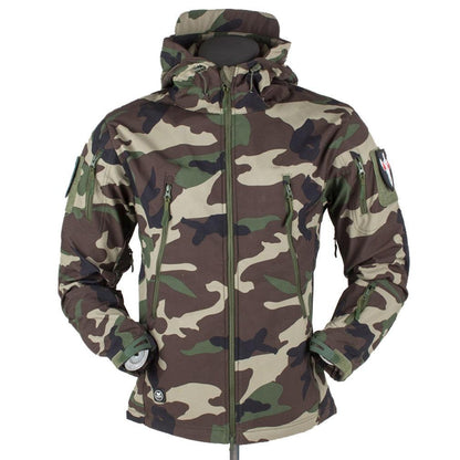 Unisex Camouflage Thermal Fleece Windproof Outdoor Jacket