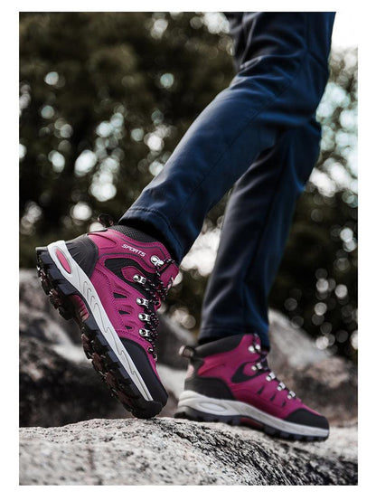 Unisex High Top Breathable Non Slip Hiking Boots