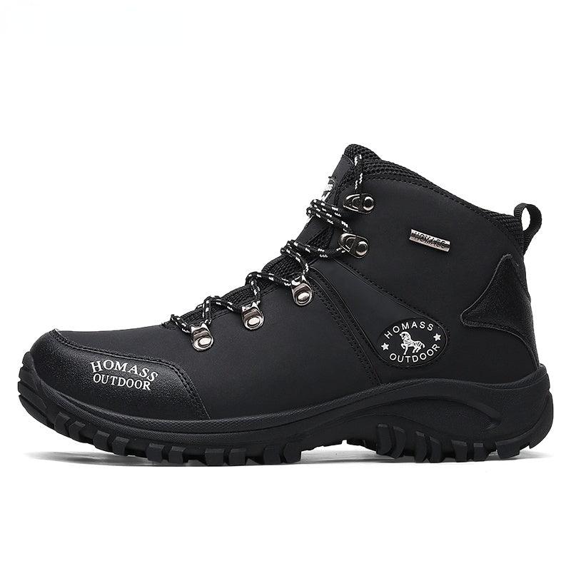 Men's Waterproof Warm Fur Lined Hiking Boots
