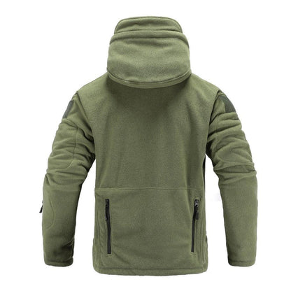 Men's Lightweight Thermal Fleece Hooded Outdoor Jacket