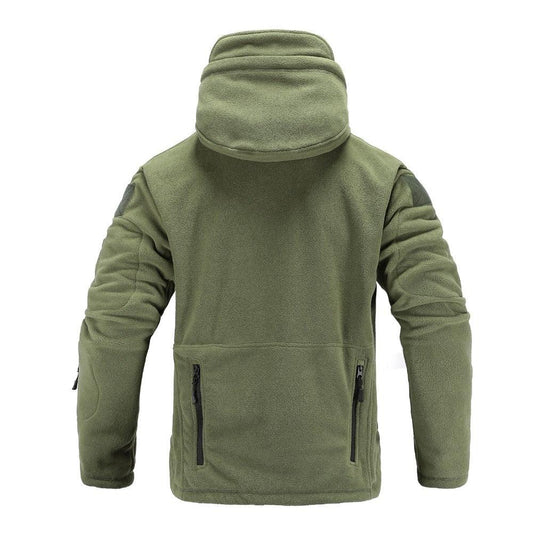 Men's Lightweight Thermal Fleece Hooded Outdoor Jacket