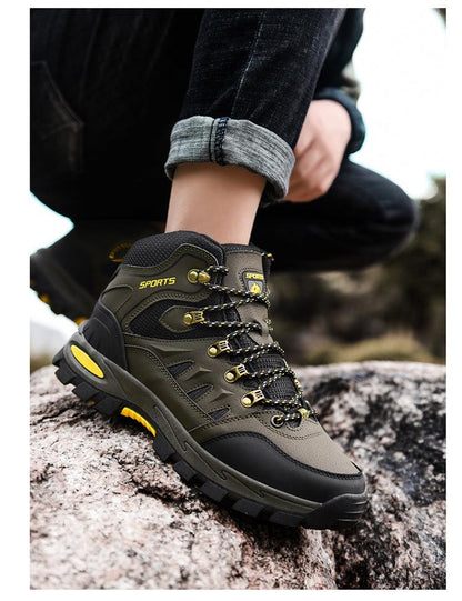 Unisex High Top Breathable Non Slip Hiking Boots
