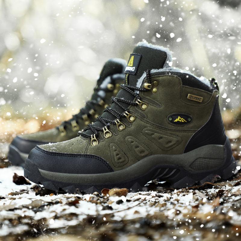Men's Winter Warm Non Slip High Top Hiking Boots