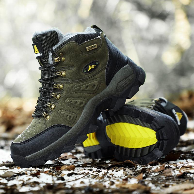 Men's Winter Warm Non Slip High Top Hiking Boots