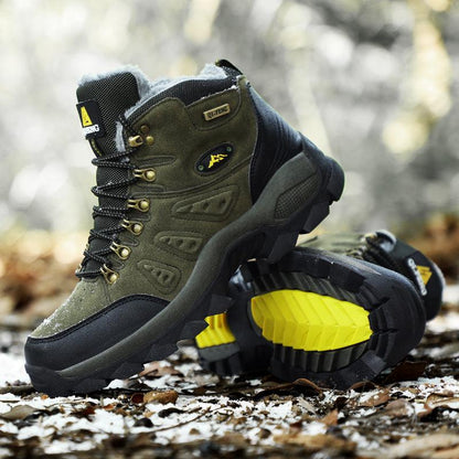 Men's Winter Warm Non Slip High Top Hiking Boots