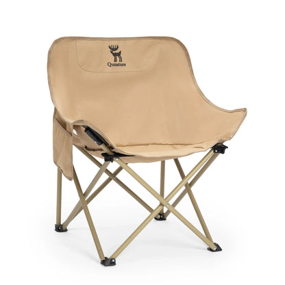Folding Carbon Steel Camping Chair Adult Kids