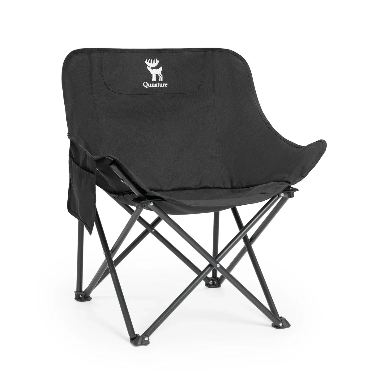 Folding Carbon Steel Camping Chair Adult Kids