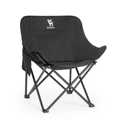 Folding Carbon Steel Camping Chair Adult Kids