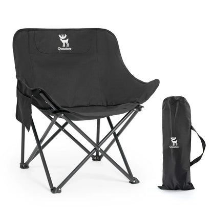 Folding Carbon Steel Camping Chair Adult Kids