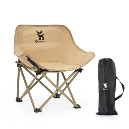 Folding Carbon Steel Camping Chair Adult Kids